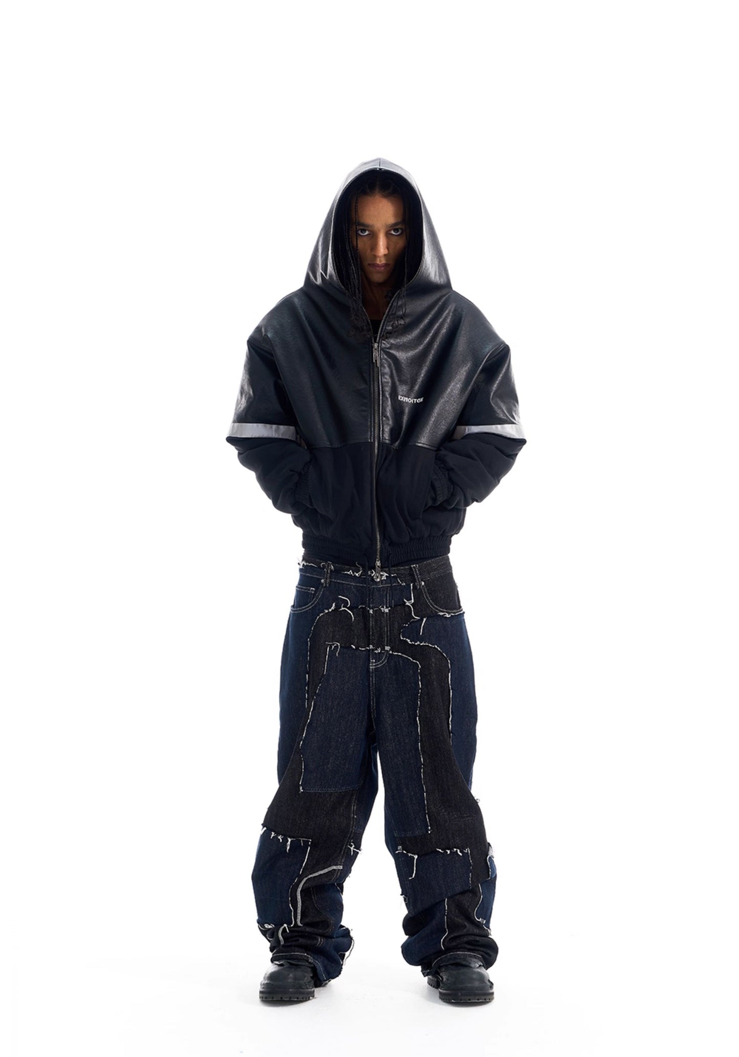 Reflector Leather Jacket