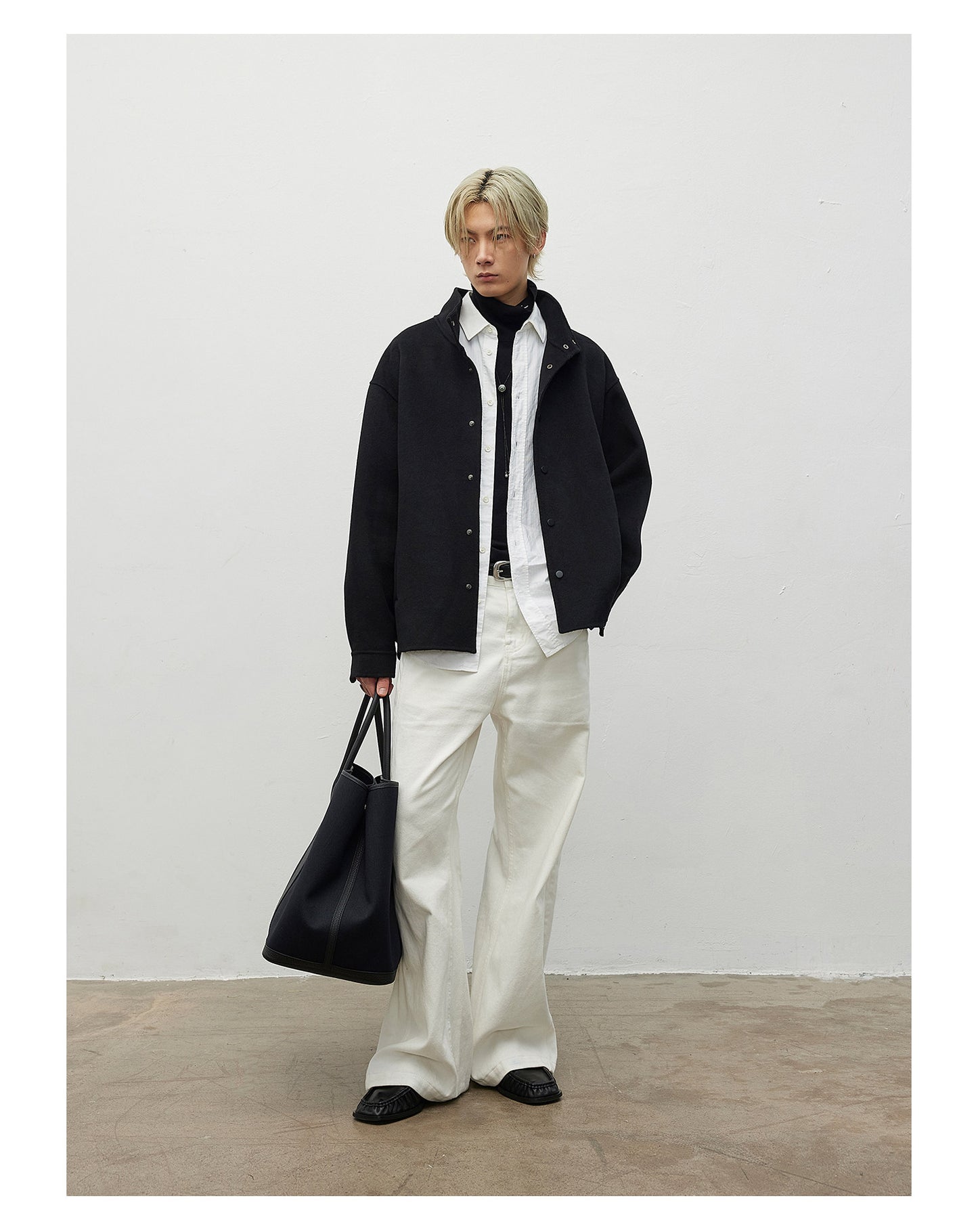 Wool-Blend Double-Face Jacket