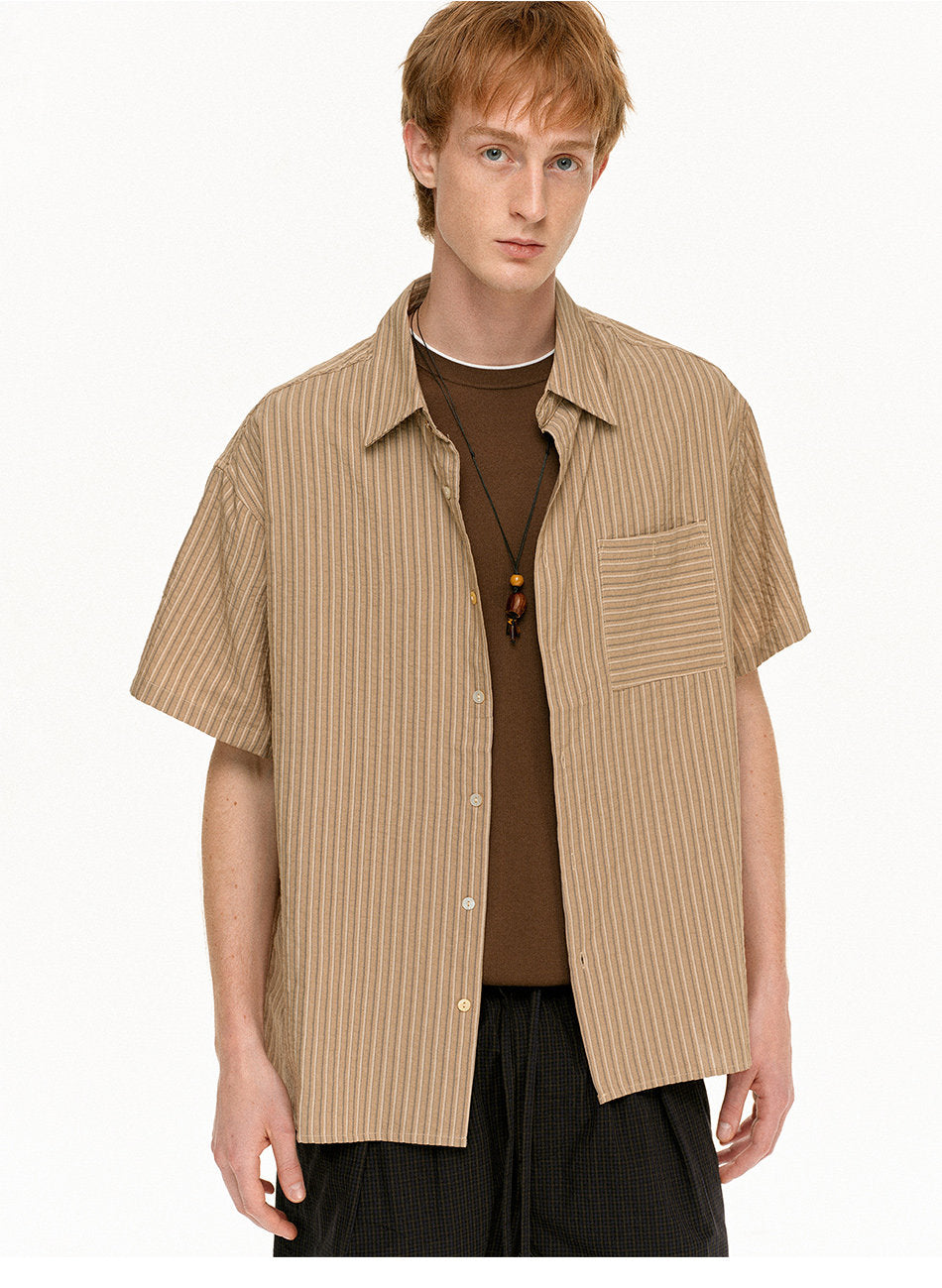 Unisex Vintage Striped Shirt
