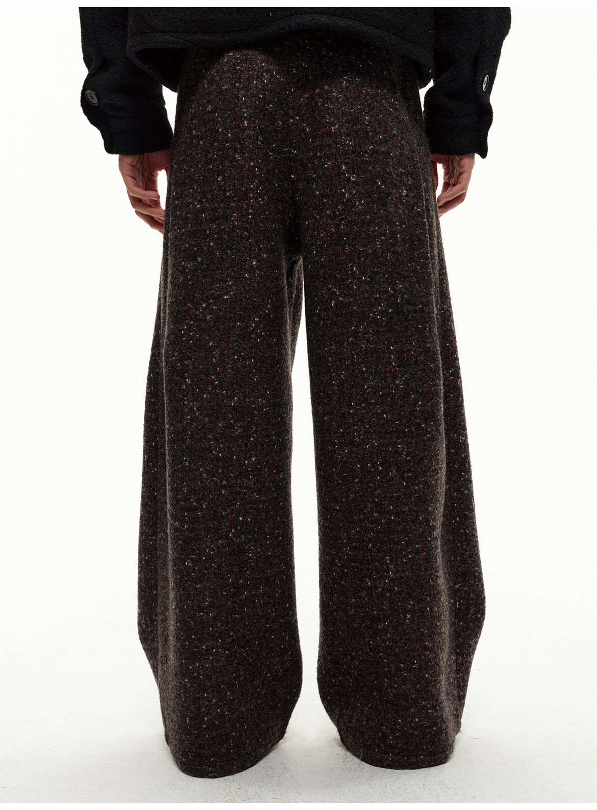 Double-Pleated Casual Pants