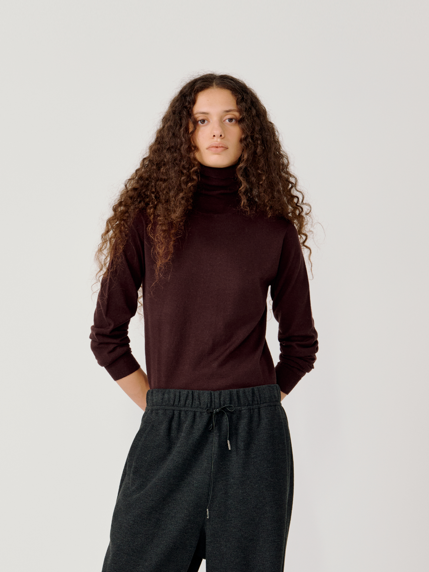 Merino Wool Turtleneck Sweater
