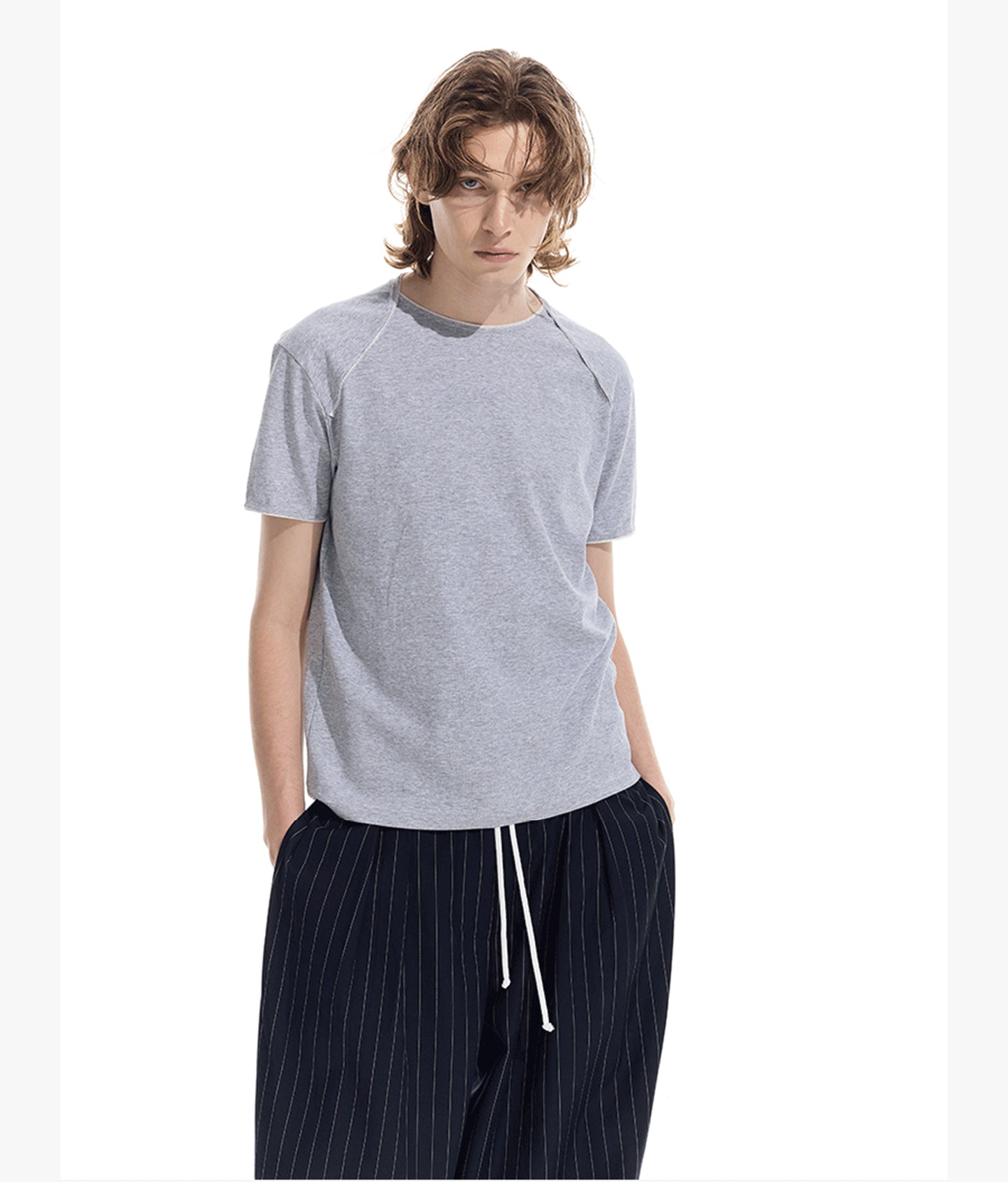 Raglan Basic Slim Fit T-Shirt