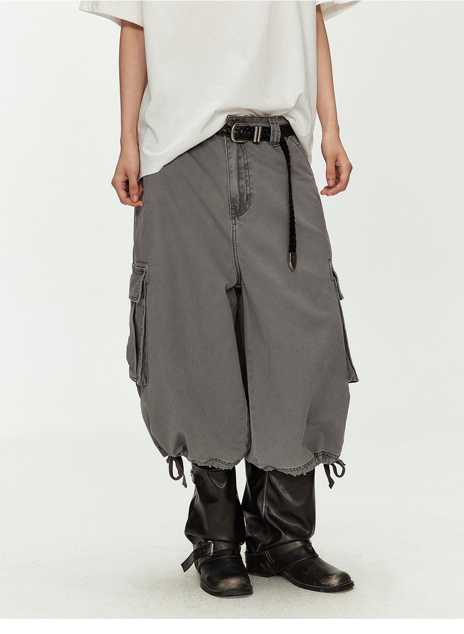 Double Drawstring Workwear Shorts
