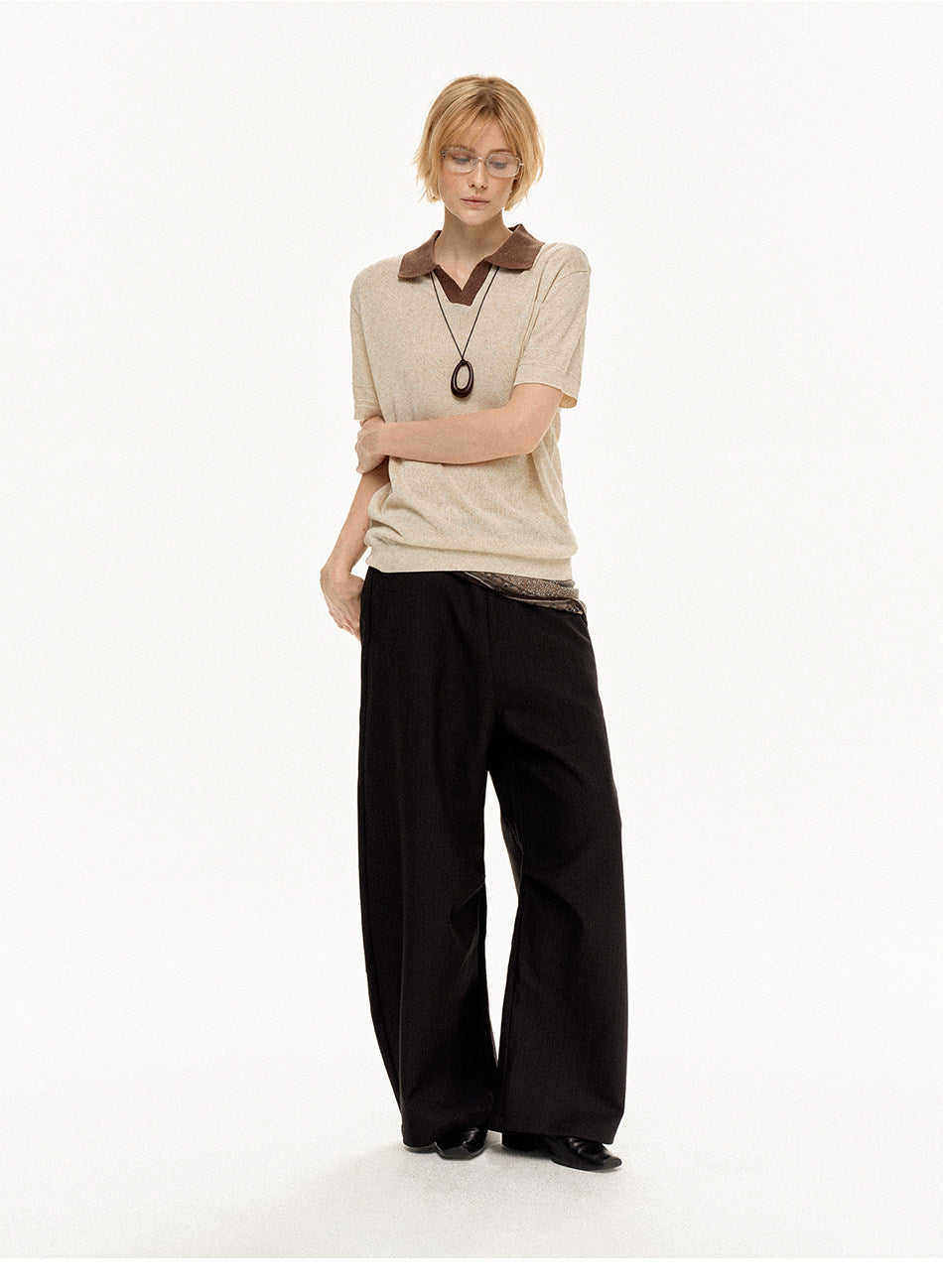 Contrast Polo Shirt