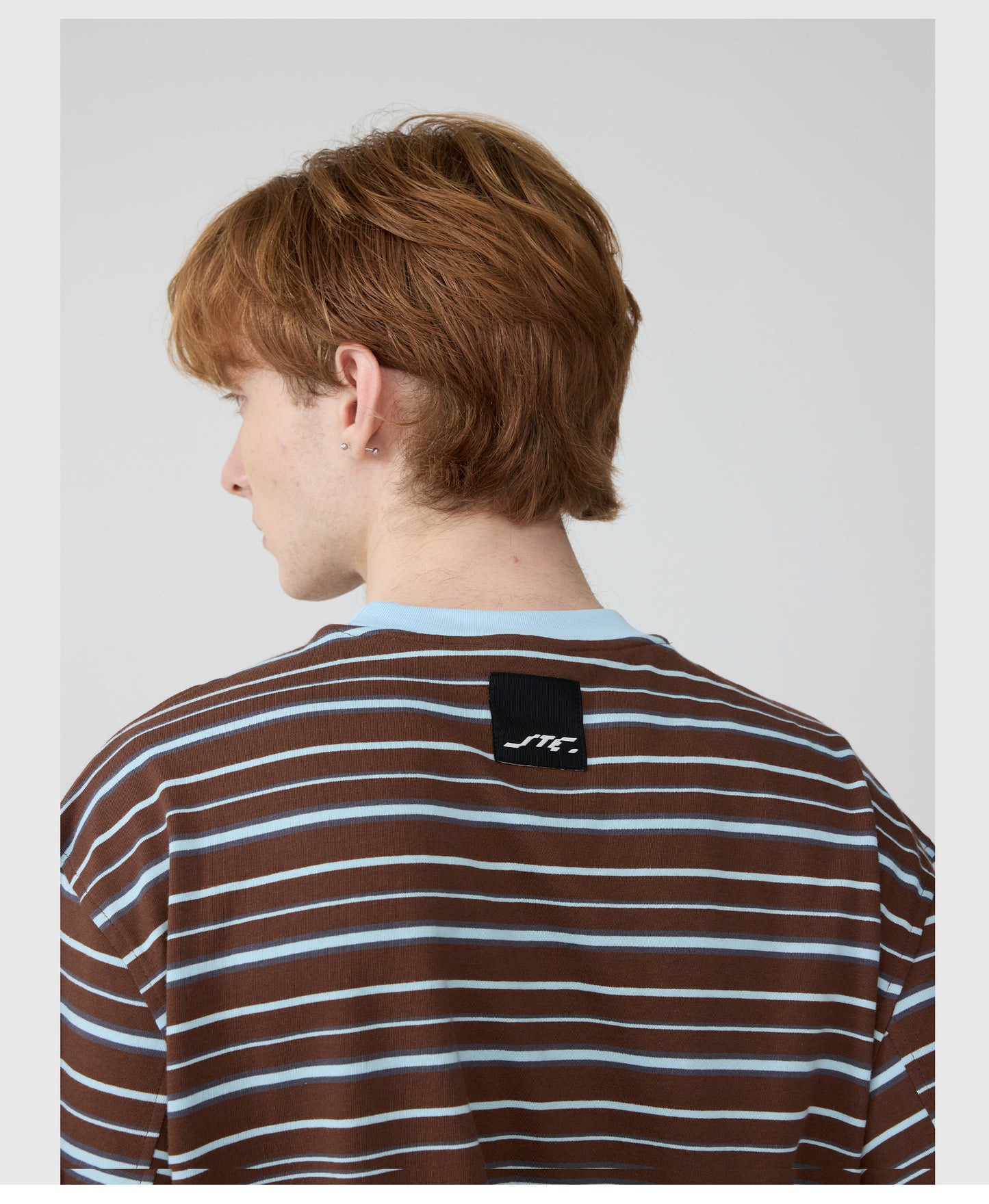 Contrast Color Round Neck T-Shirt