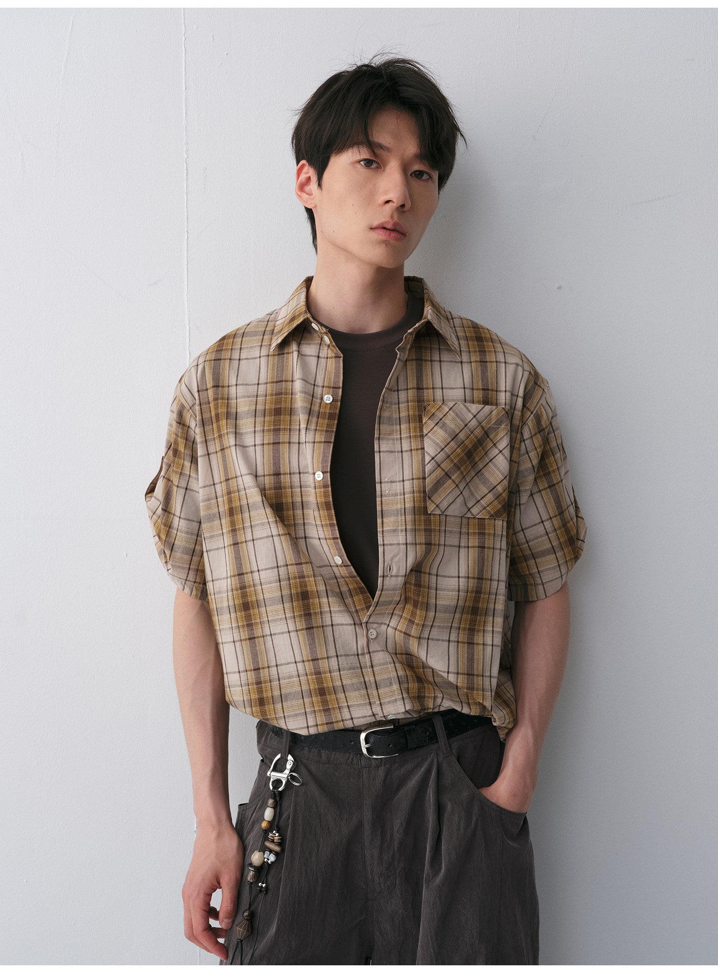 Checkered Shirt with UV Protection