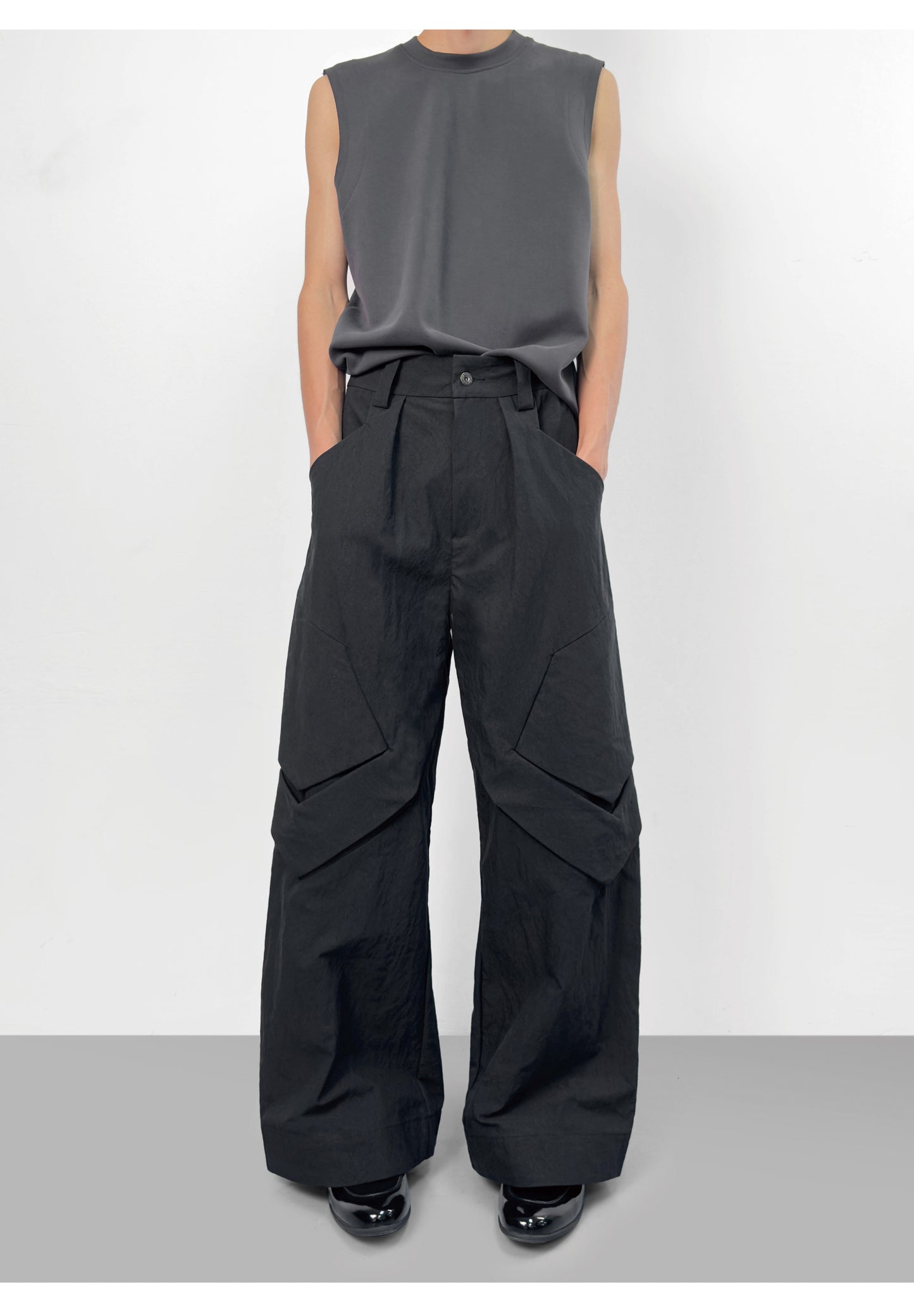 Chamfered Casual Pants