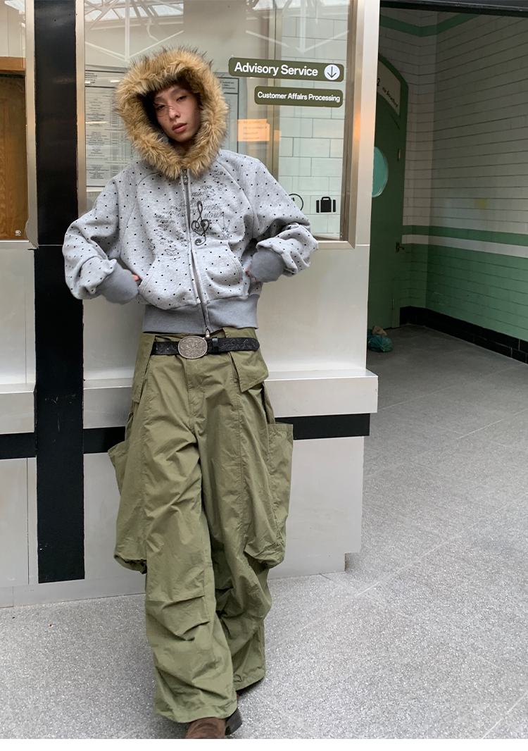 Oversized Wide-Leg Pants