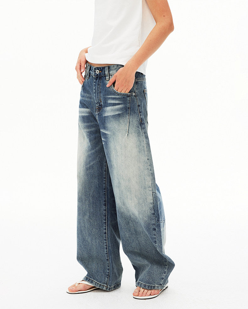 Minimalist Washed Simitar Jeans