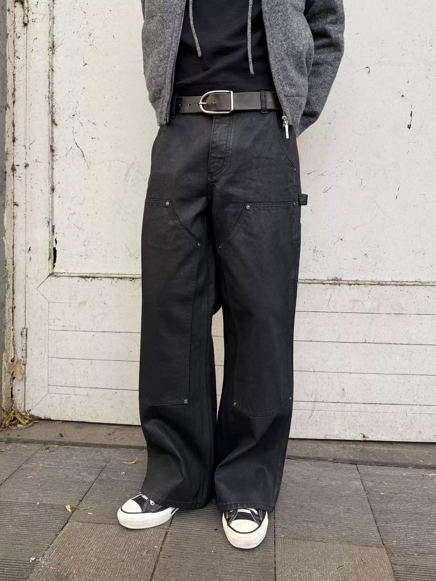 Retro Double-Knee Cargo Pants