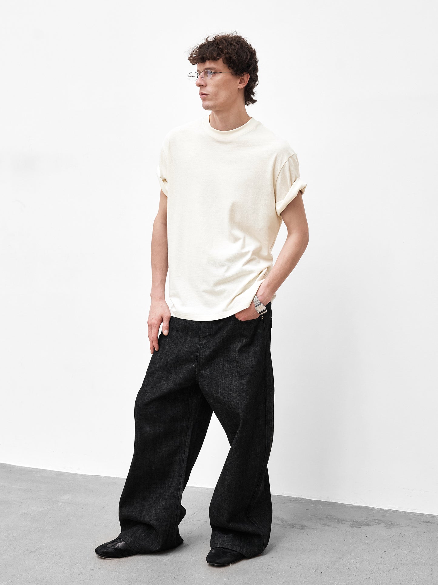 Silk Loose-Fit T-Shirt
