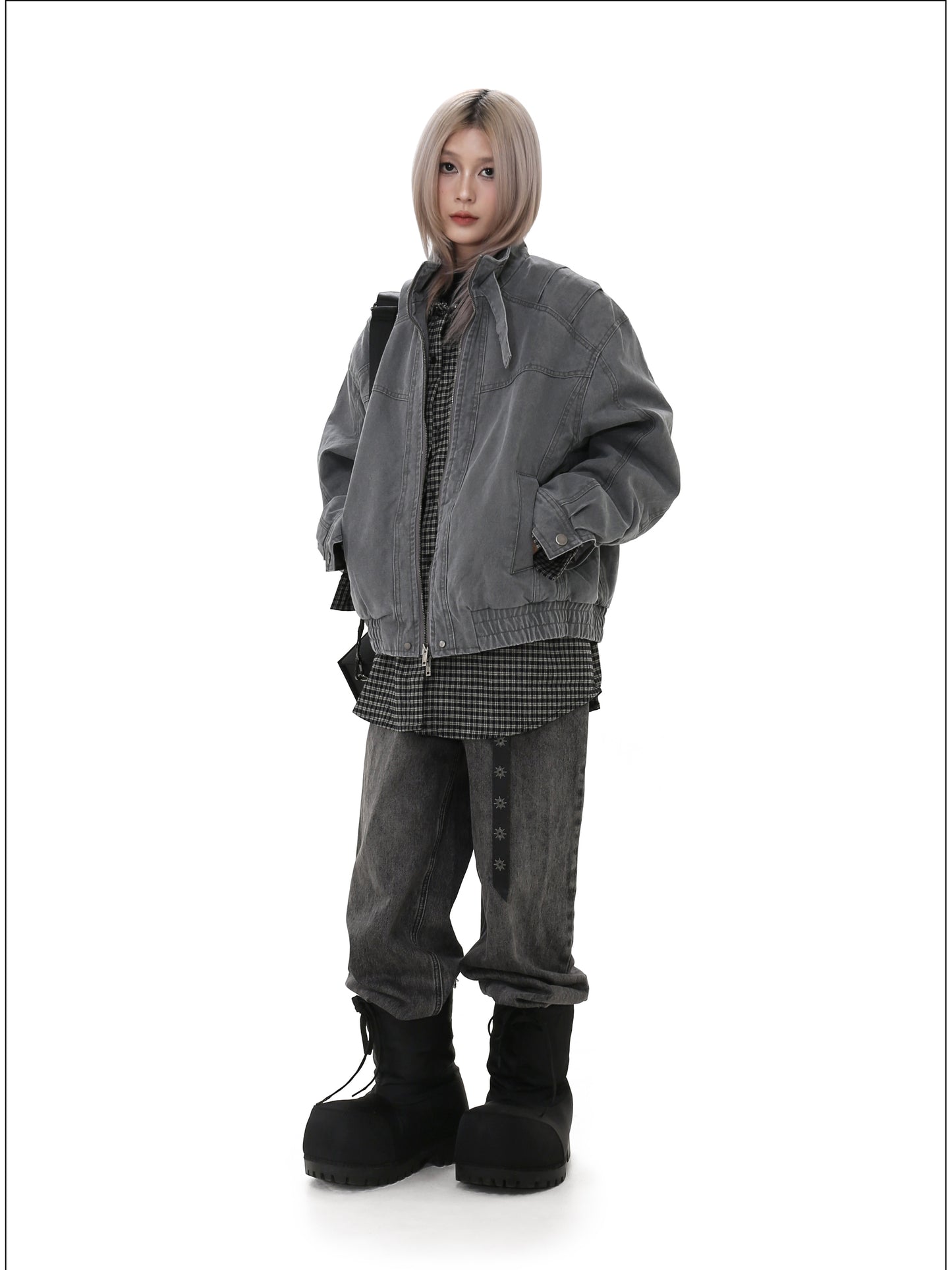 Washed and Damaged Heavyweight Jacket