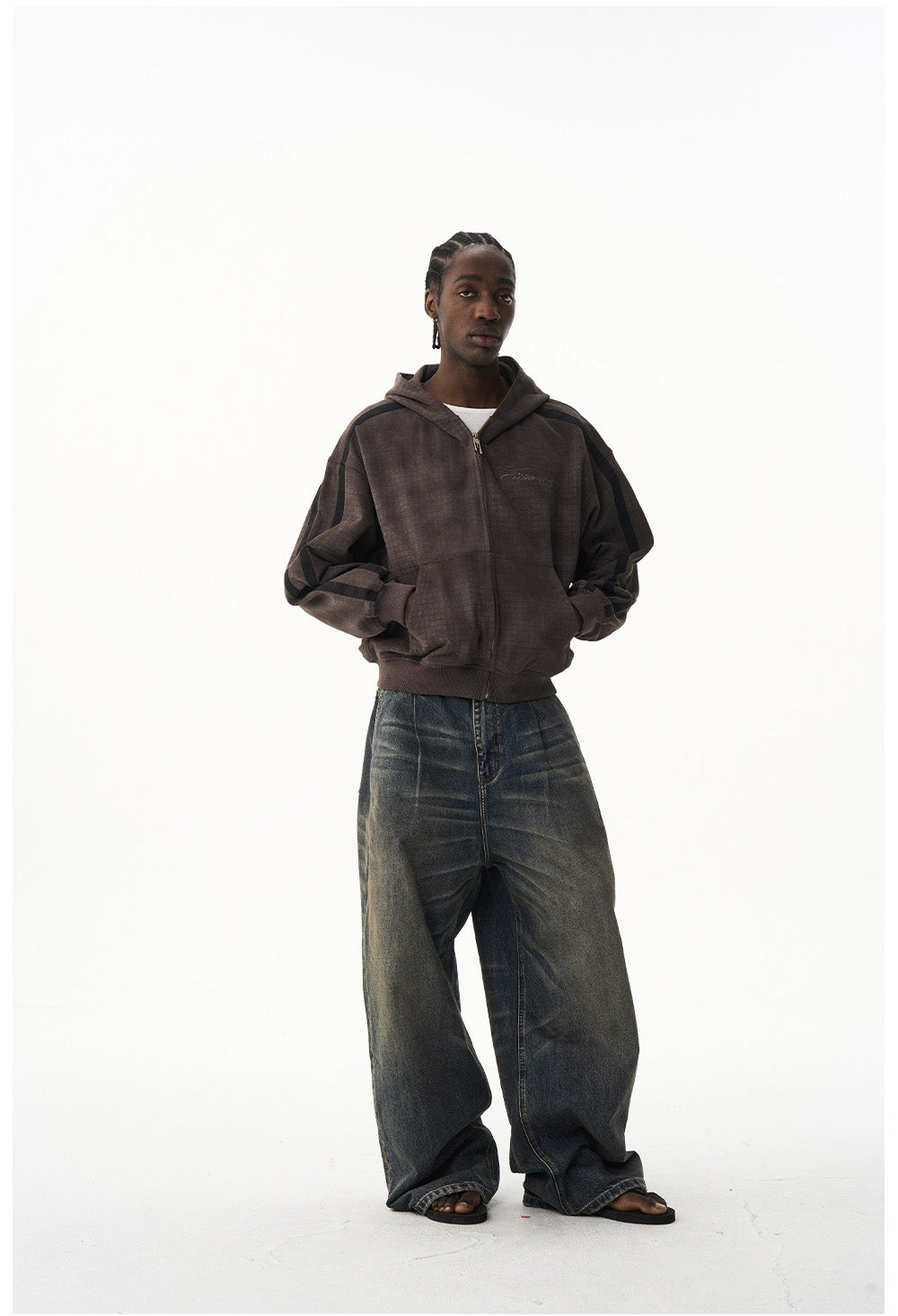 Embroidered Hooded Sweatshirt