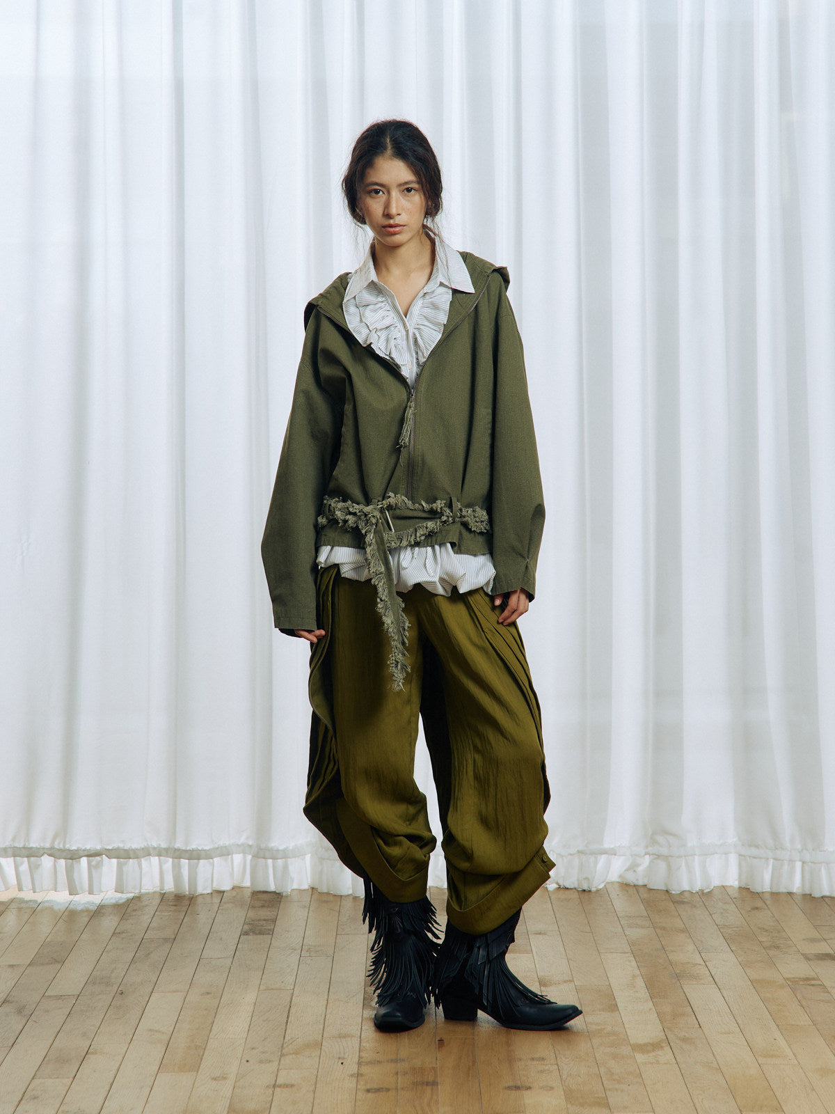 Pleated Casual Pants