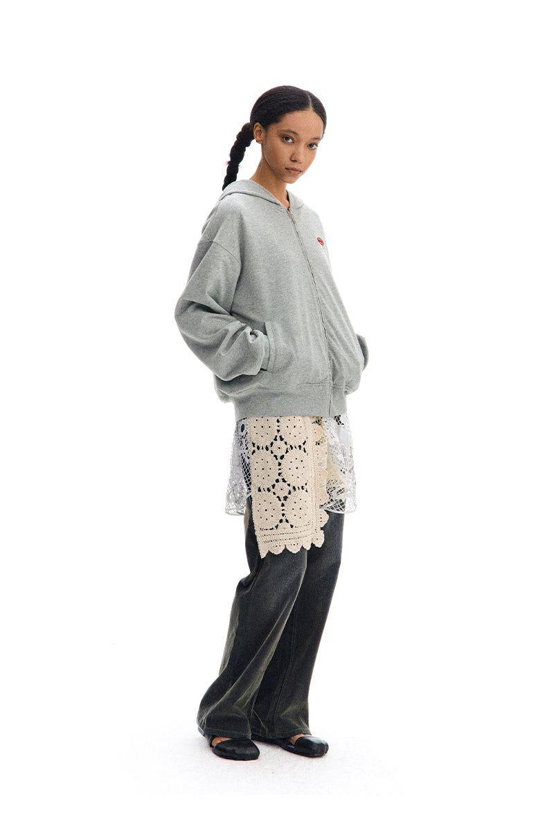 Reversible Hooded Sweatshirt