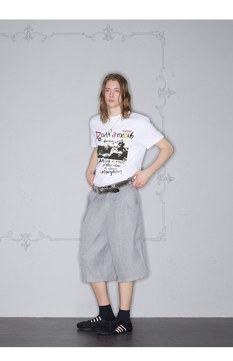 Graffiti Letter Print T-Shirt