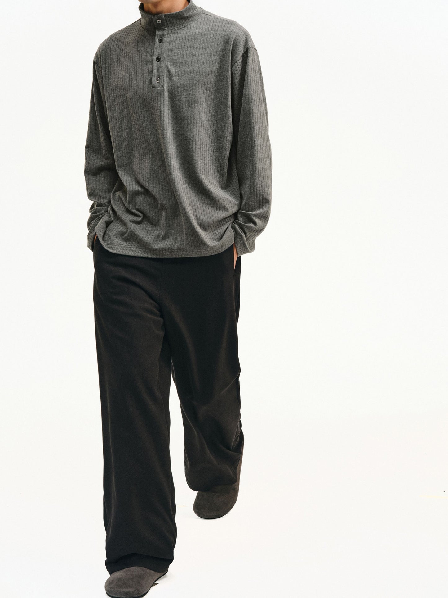 Half-High Collar Shirt