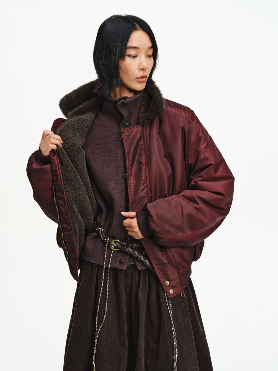 Fur Collar Cotton Jacket