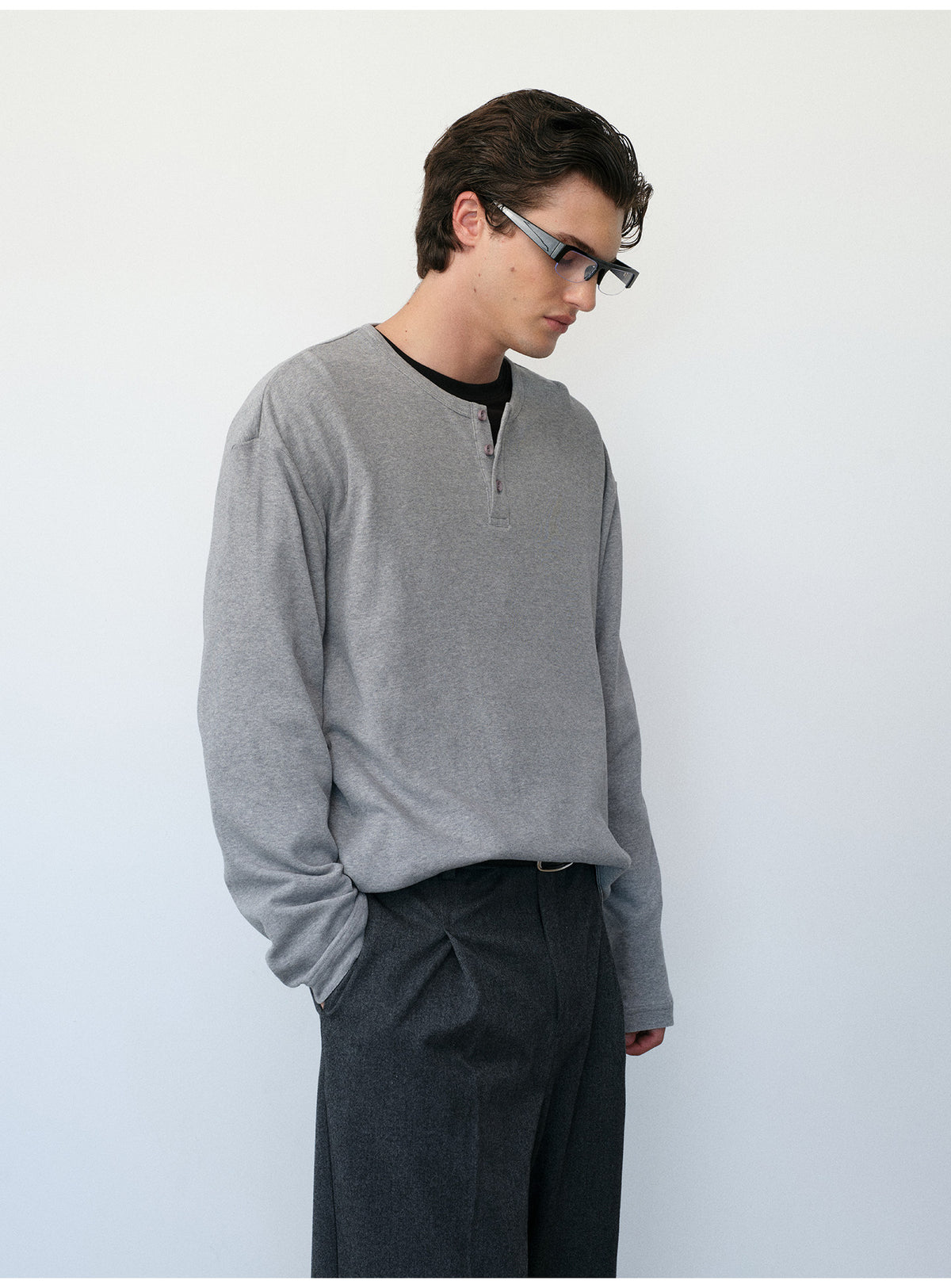 Henry Collar Base Layer T-Shirt