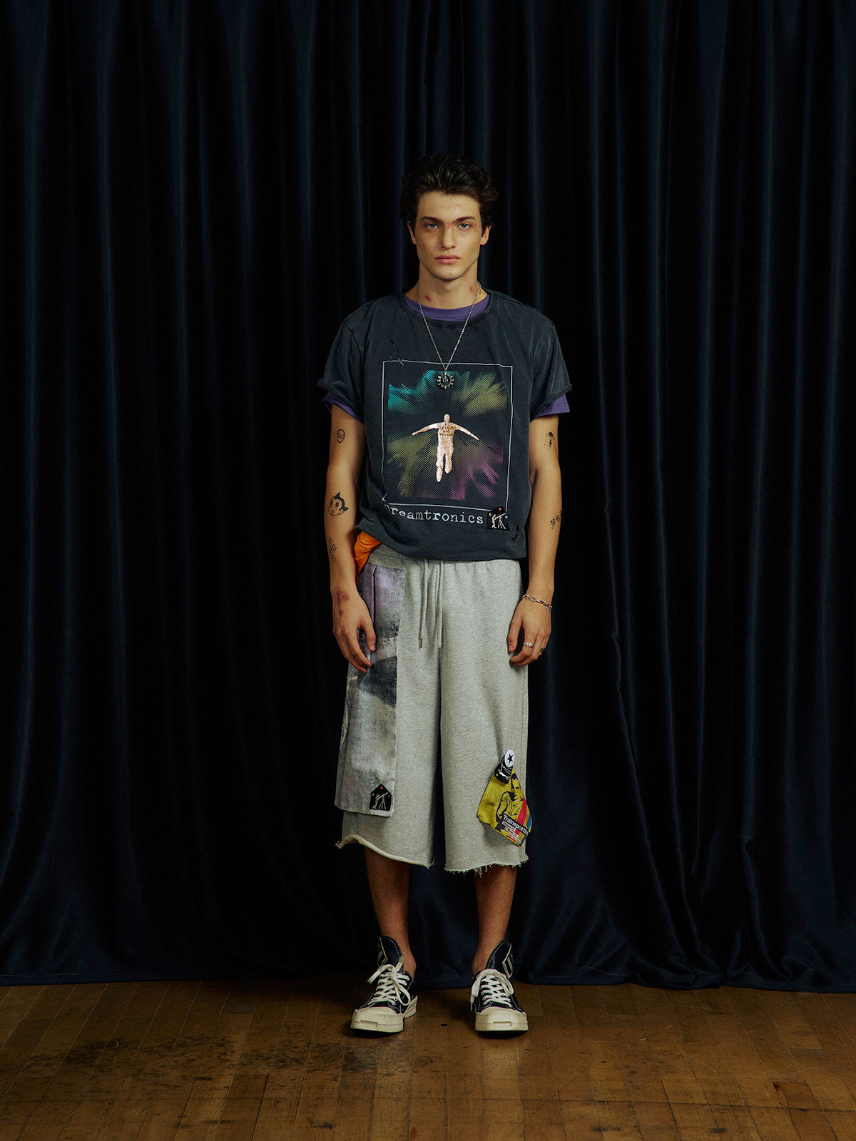 Drawstring Waist Shorts