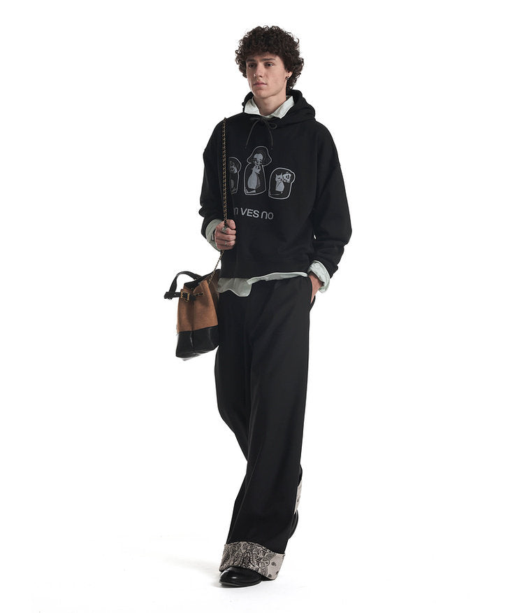 Fun Print Casual Hoodie