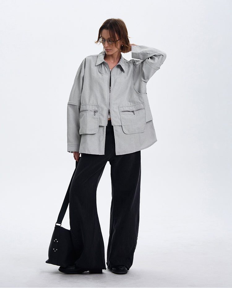 Niche high-end silhouette jacket