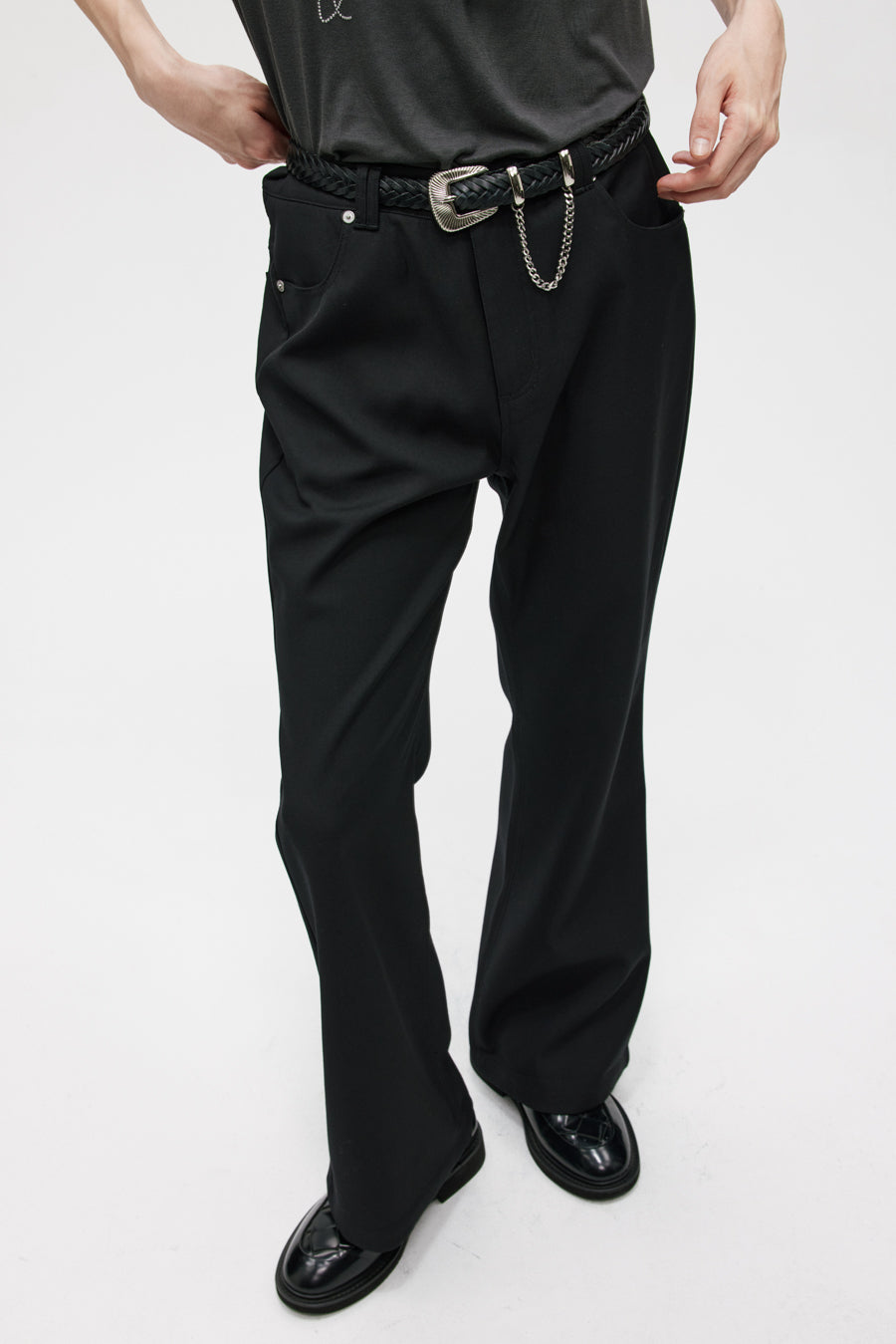 Basic silhouette boot pants