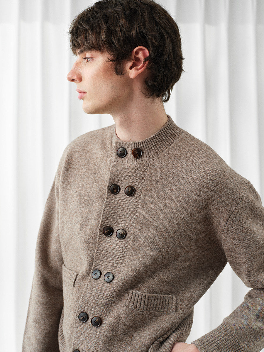 Double-breasted cardigan