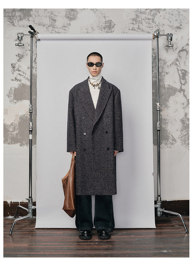 Double-breasted Wool Coat