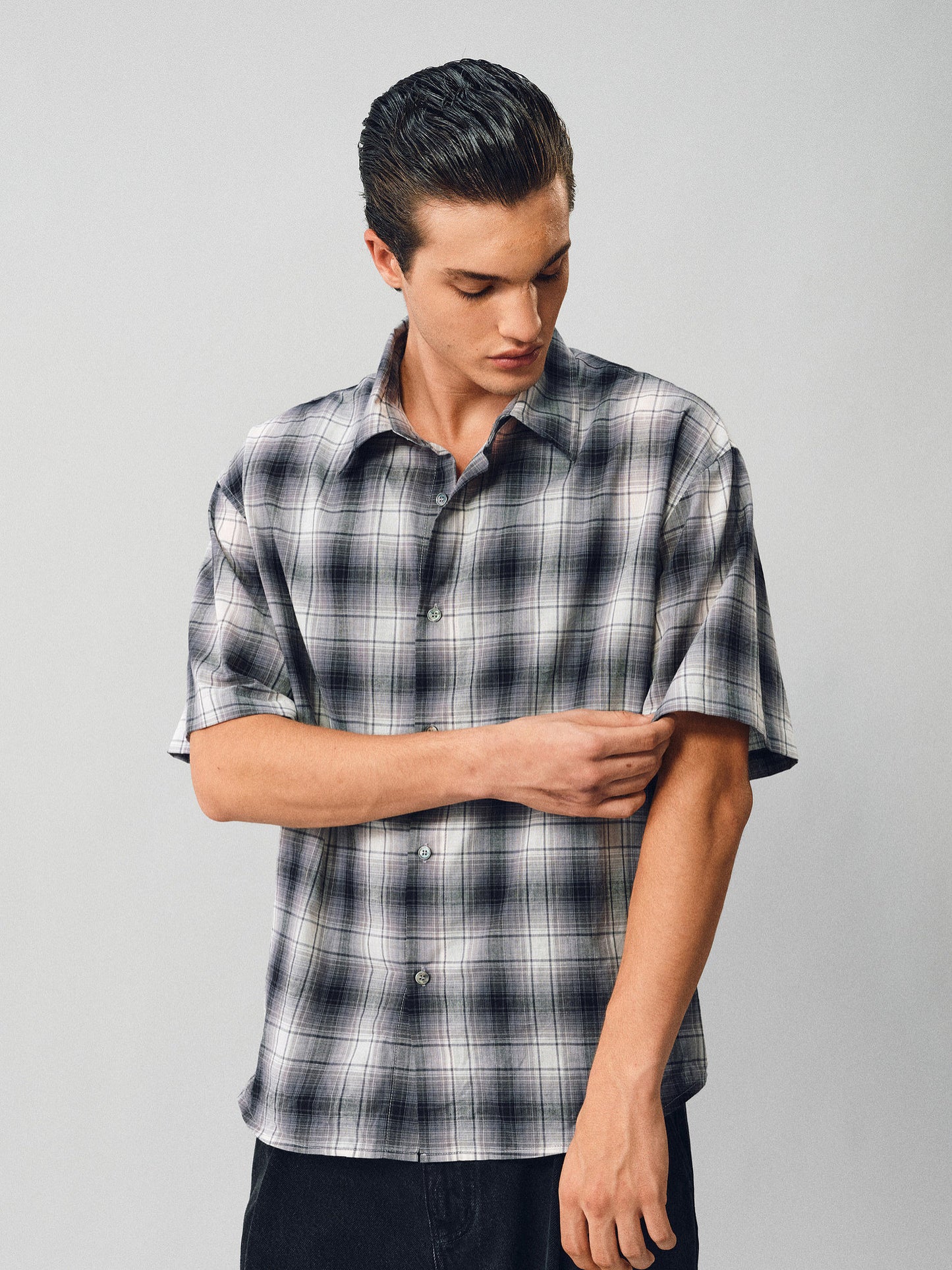 Gradient Check Shirt
