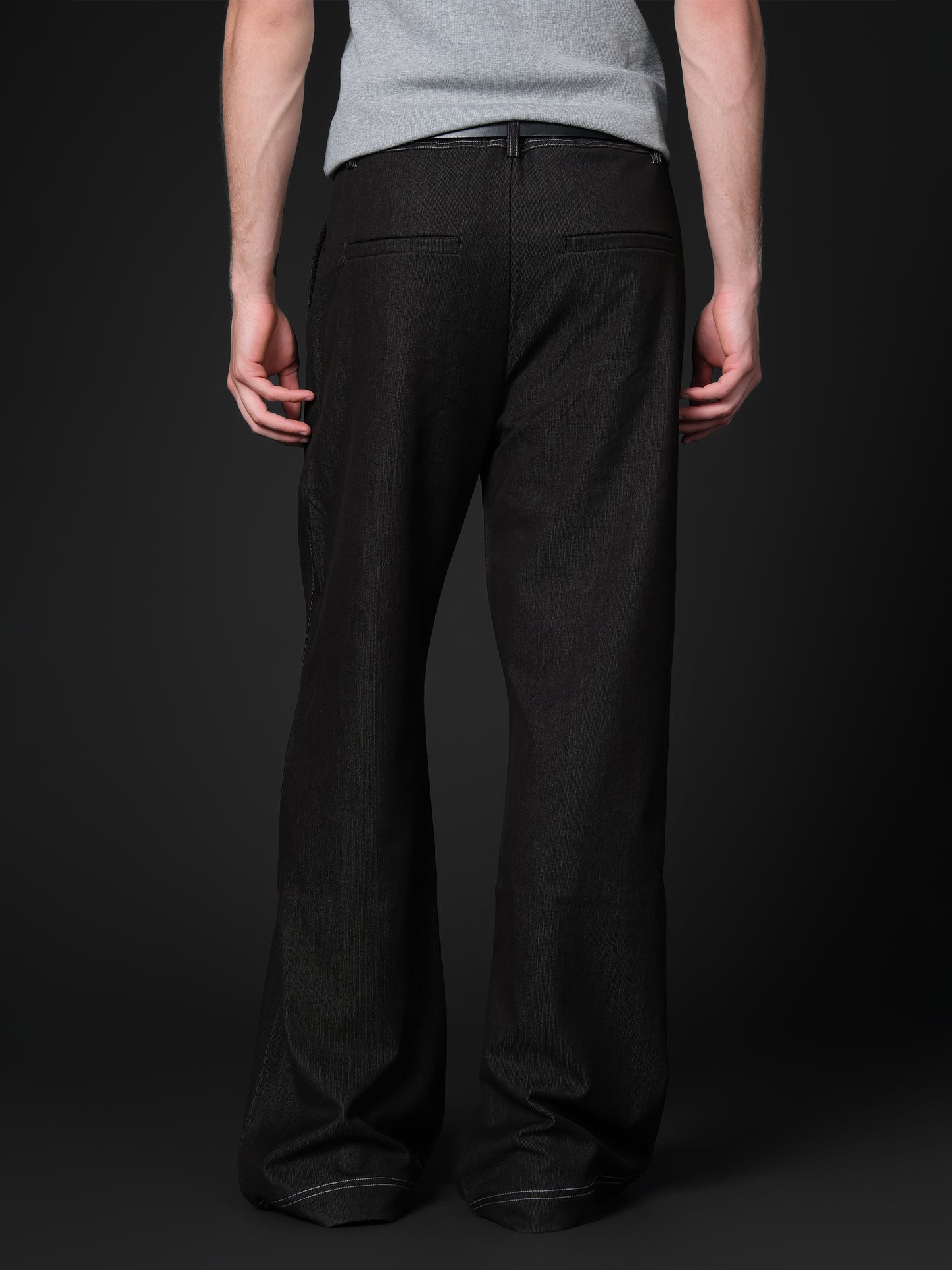 Slightly flared denim pants