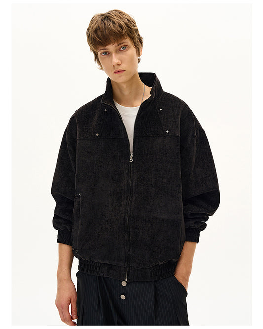 Imitation Suede Jacket