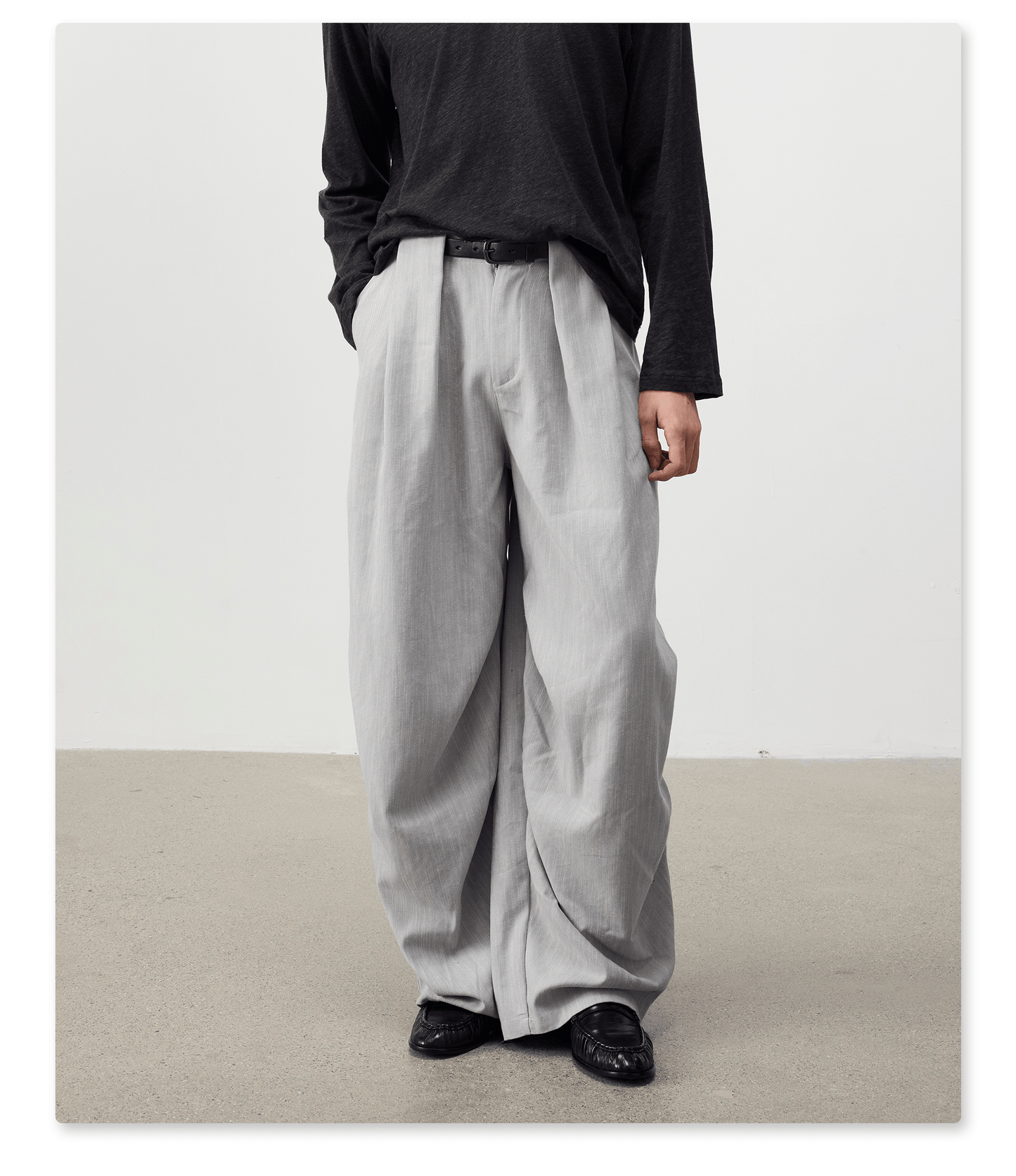 Wide Straight Casual Pants
