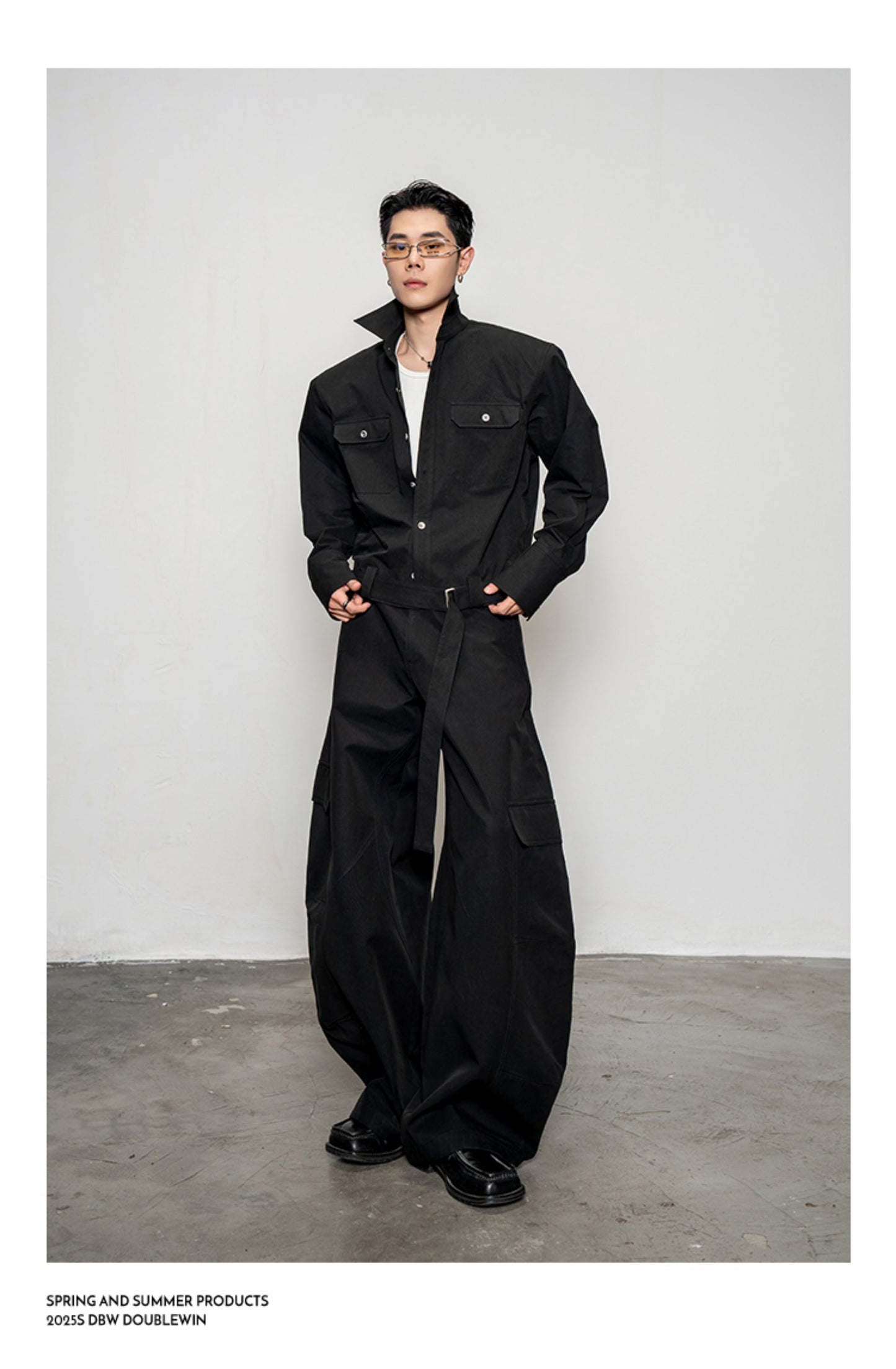 Pleated Textured Short Shirt