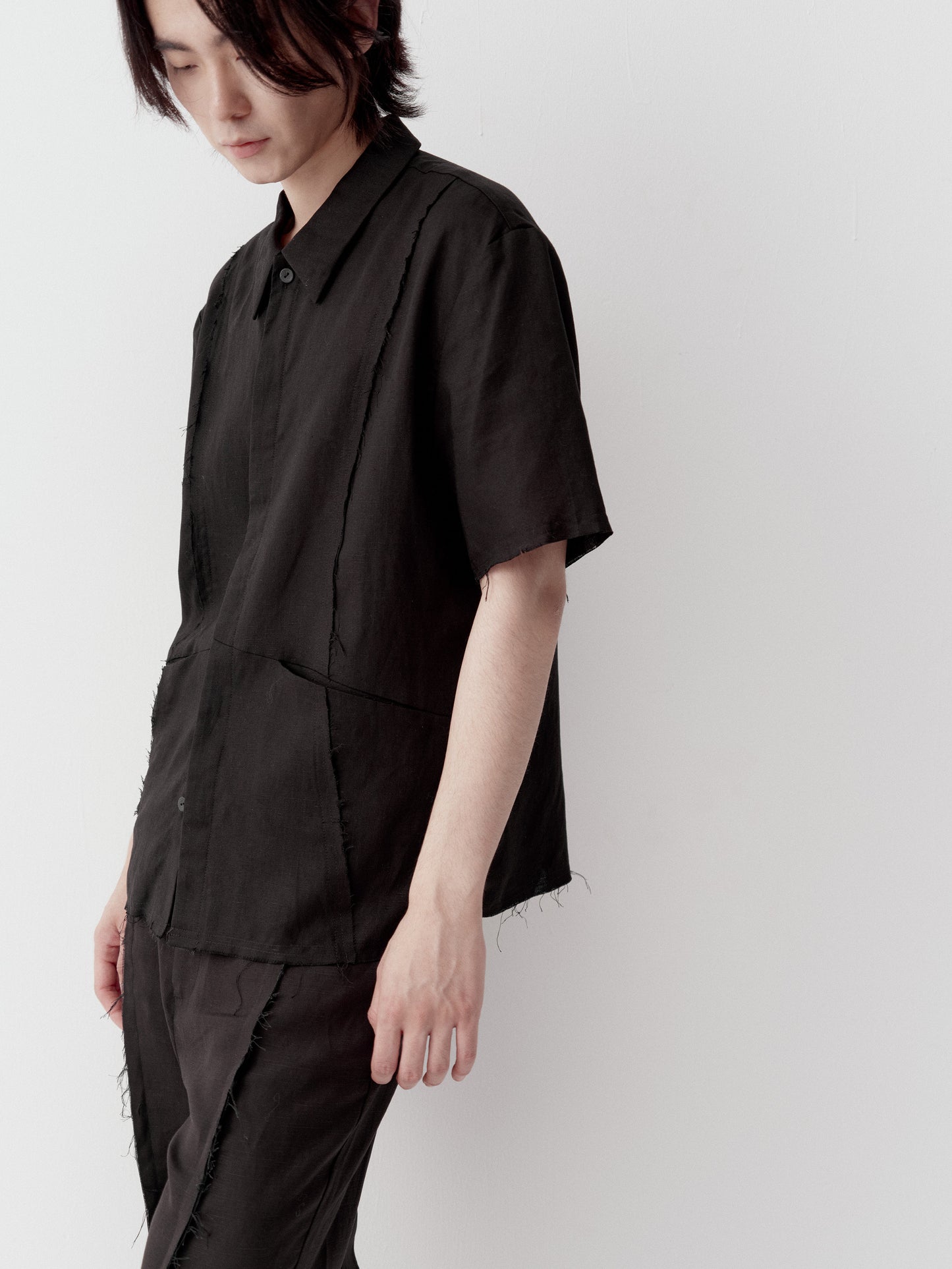 Straight-Shoulder Shirt