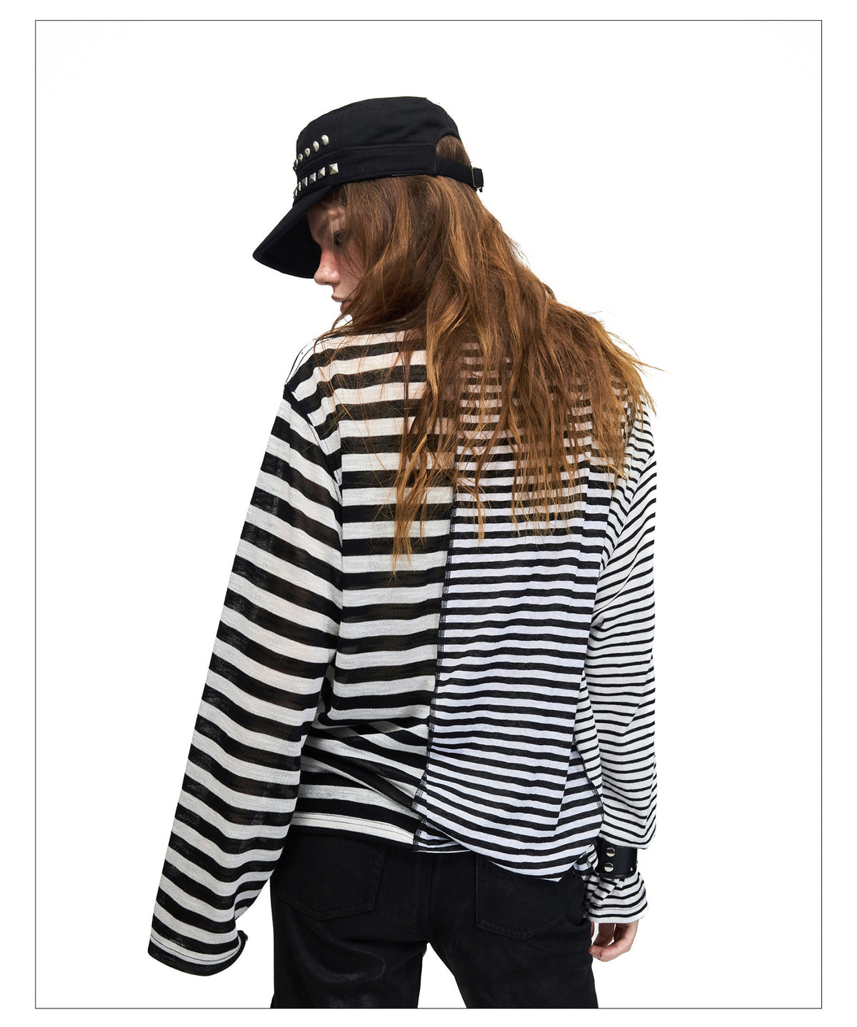 Printed Striped T-Shirt