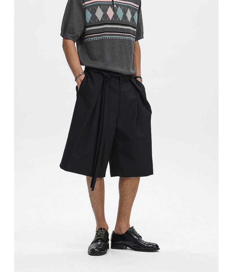3D-Shirred Shorts
