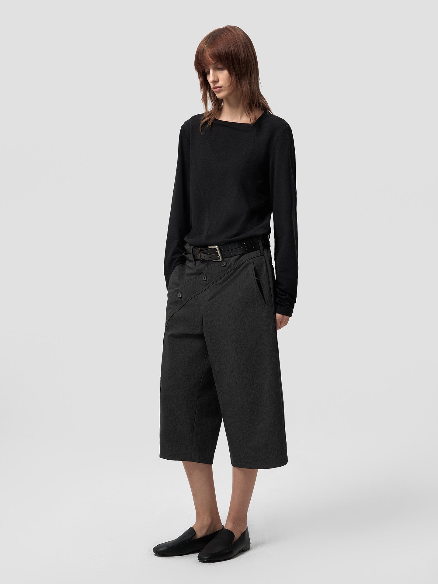 Asymmetrical Neckline T-Shirt