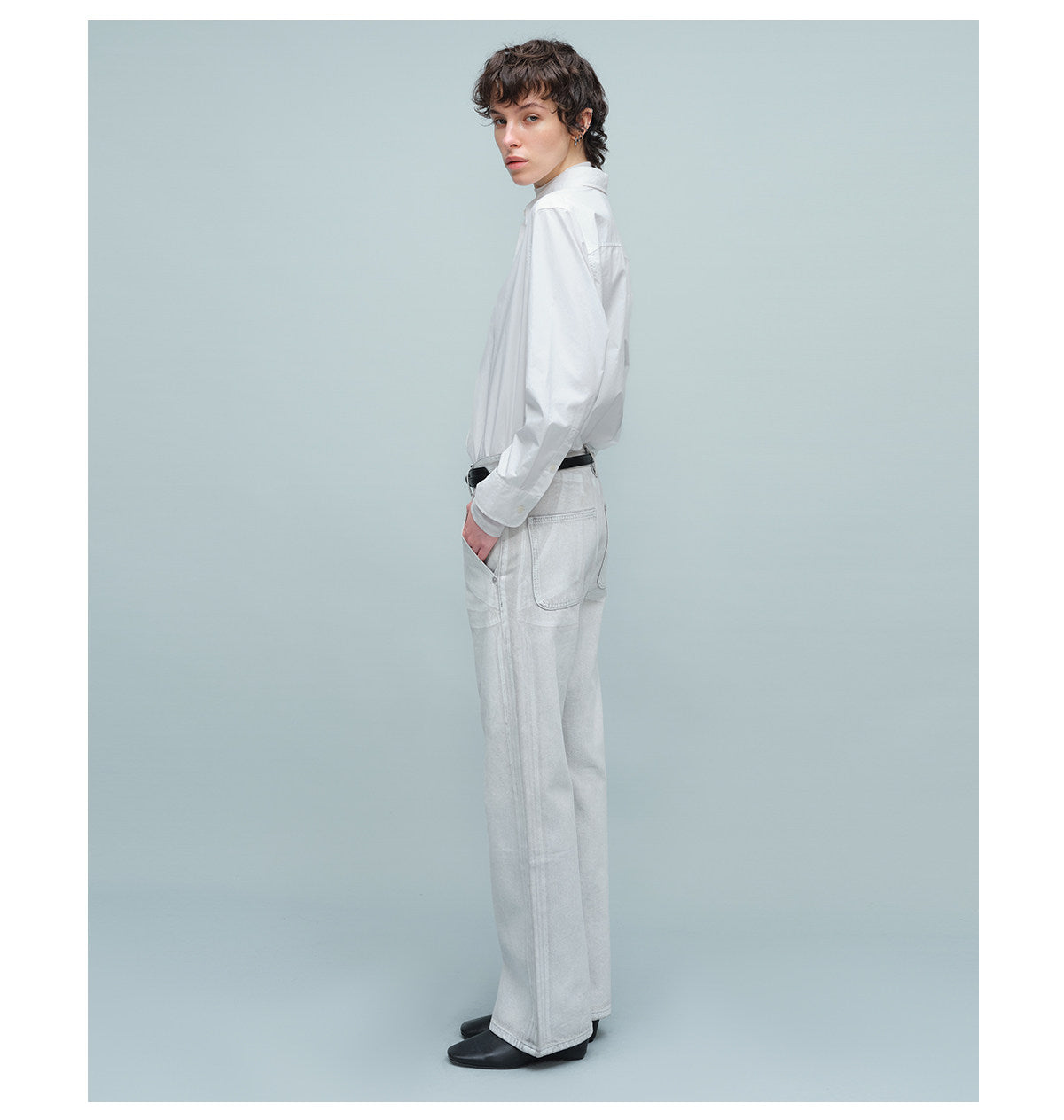 Visual Multi-Pocket Slim-Fit Jeans
