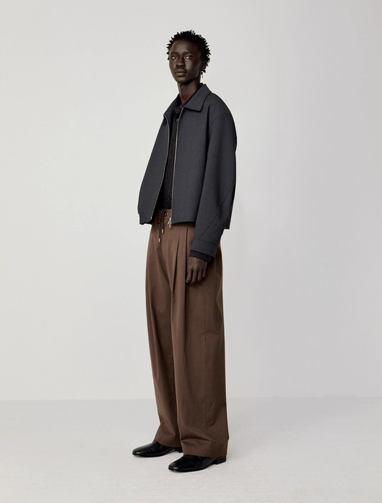 Scythe Sleeve Zipper Jacket