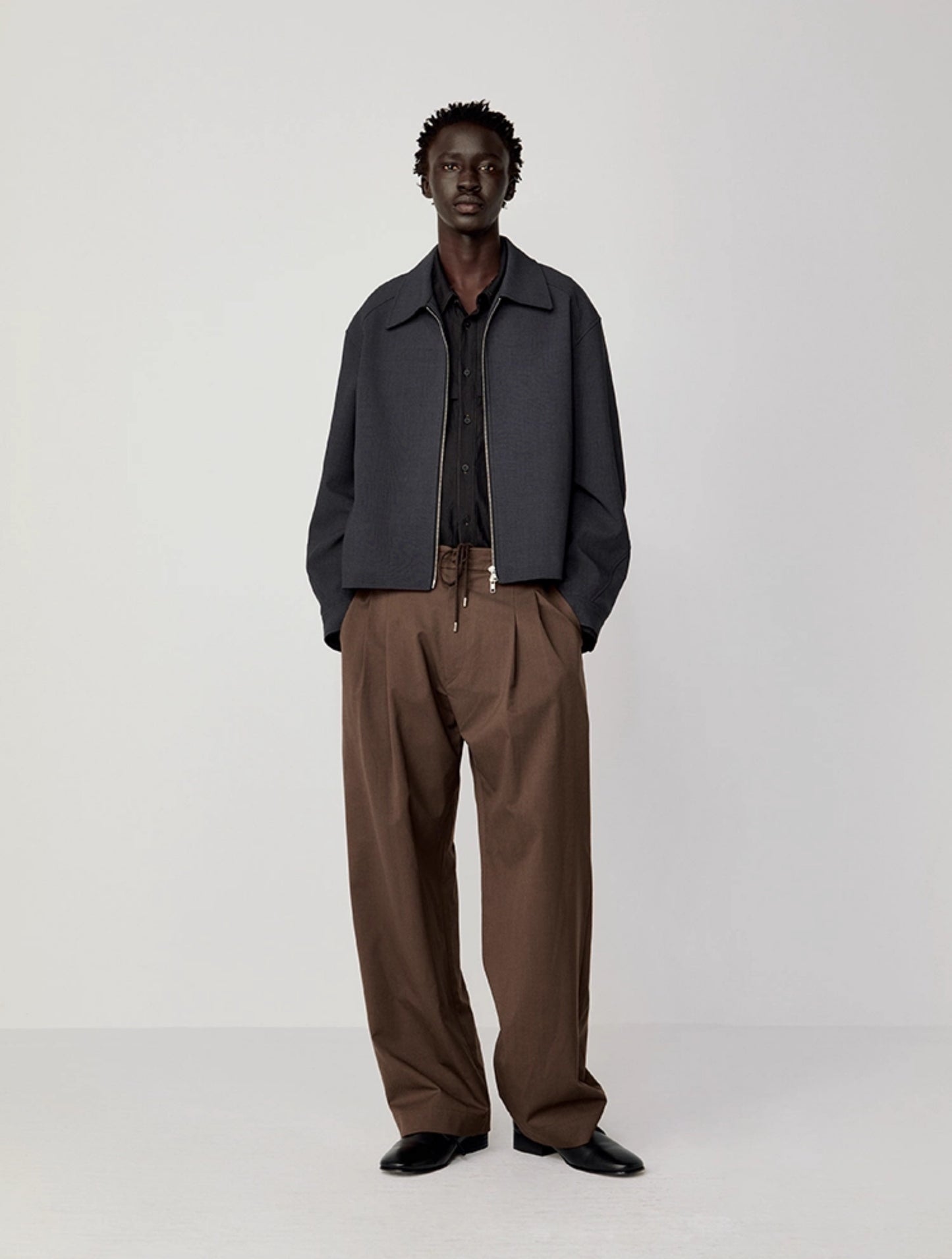 Scythe Sleeve Zipper Jacket