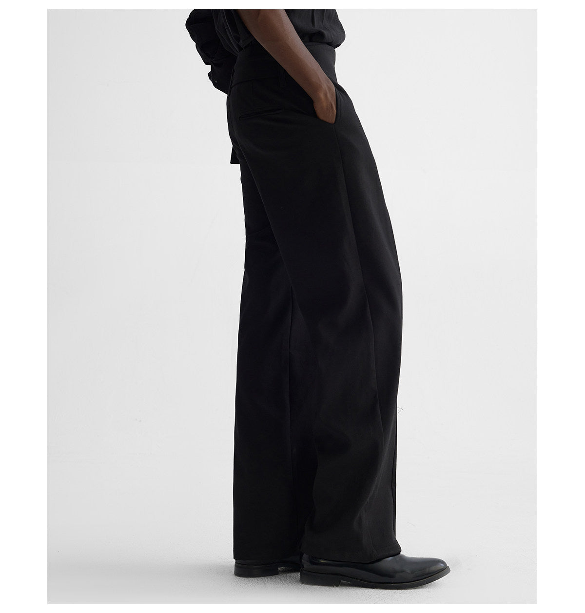 Waistband Wide-Leg Pants
