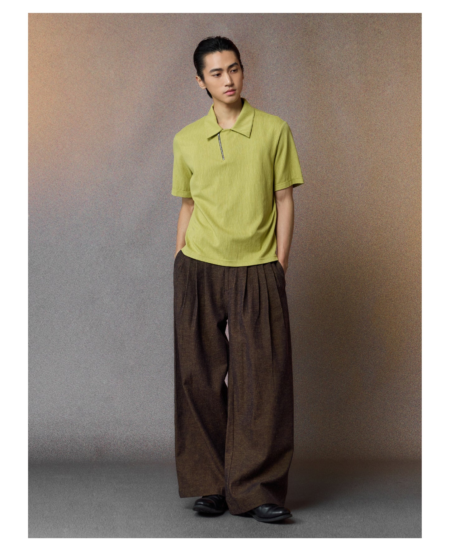 Linen-Cotton Blend Moisture-Wicking Shirt