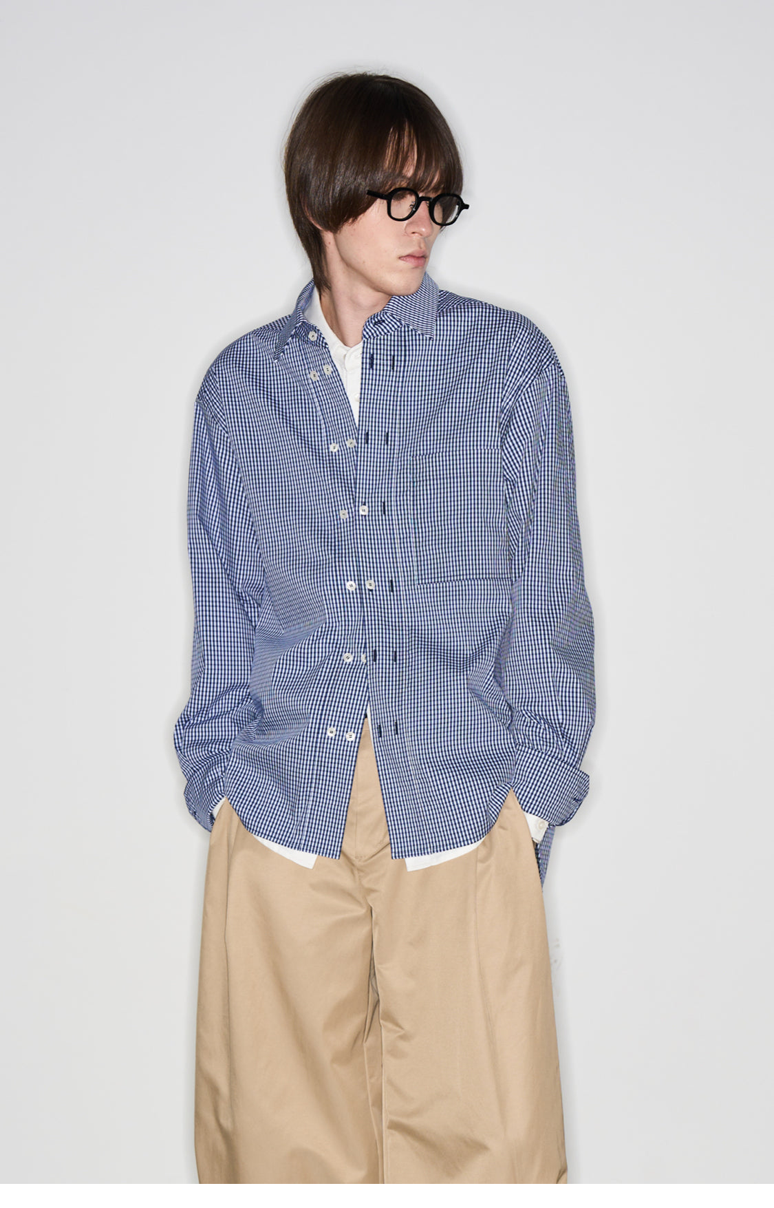 Double-breasted shirt