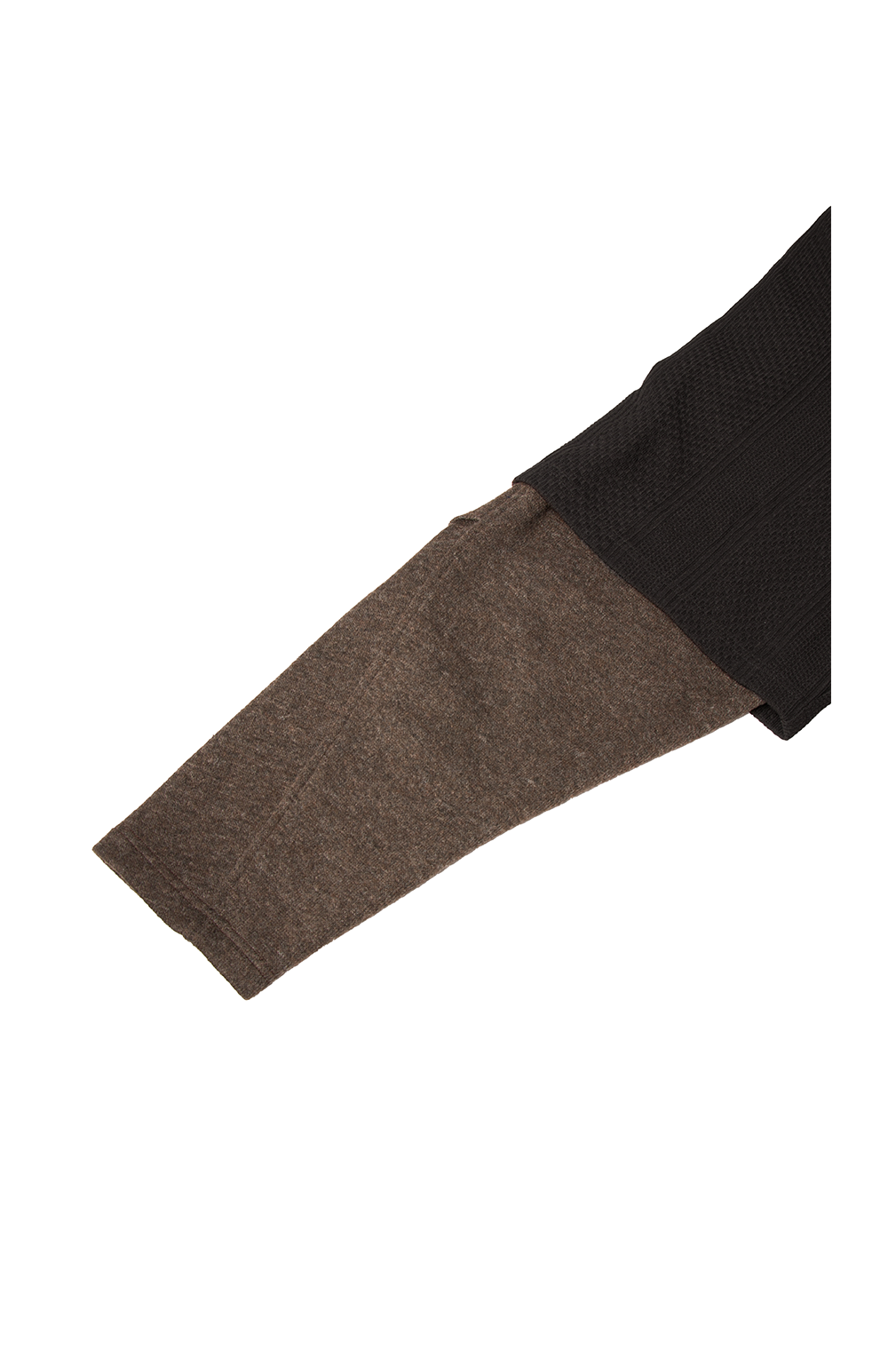 Faux Two-Piece Knit Polo Shirt