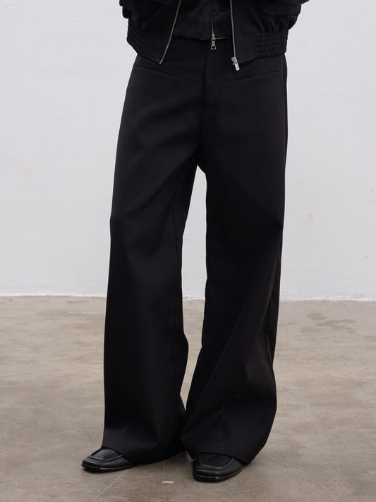 A-Line Front Pocket Casual Pants
