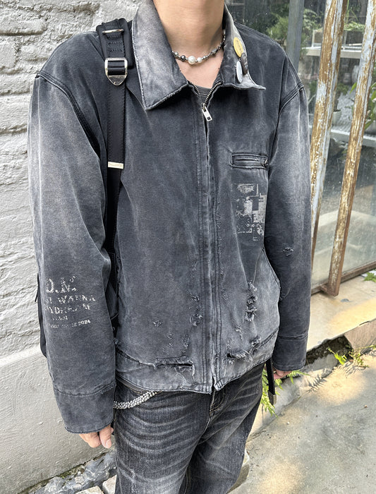 Washed Vintage Detroit Jacket