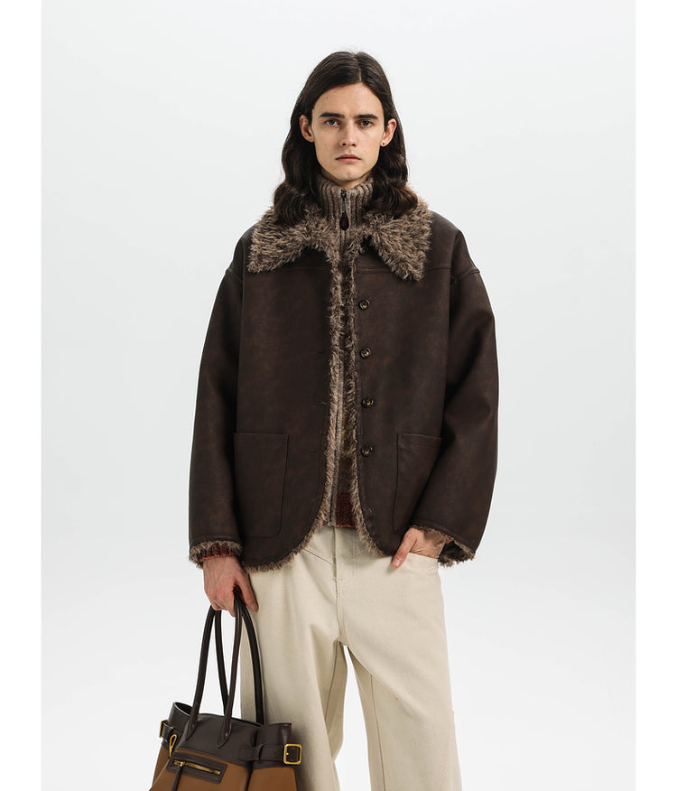 Reversible Faux Fur Jacket