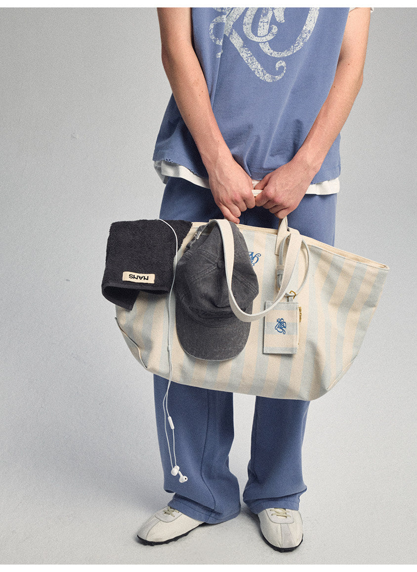 Double-Handle Beach Tote Bag