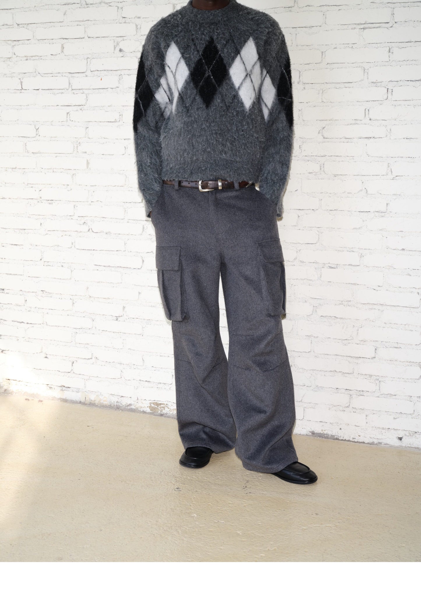 Wool-Blend Work Pants